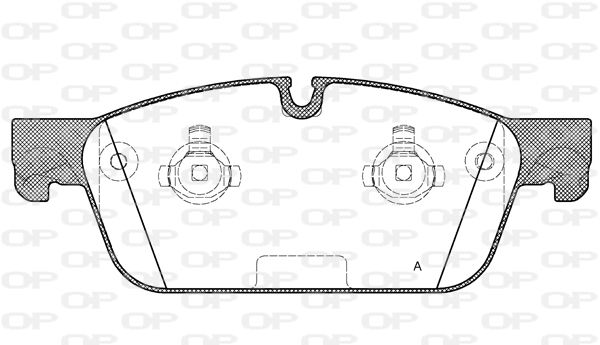 OPEN PARTS Jarrupala, levyjarru BPA1511.00